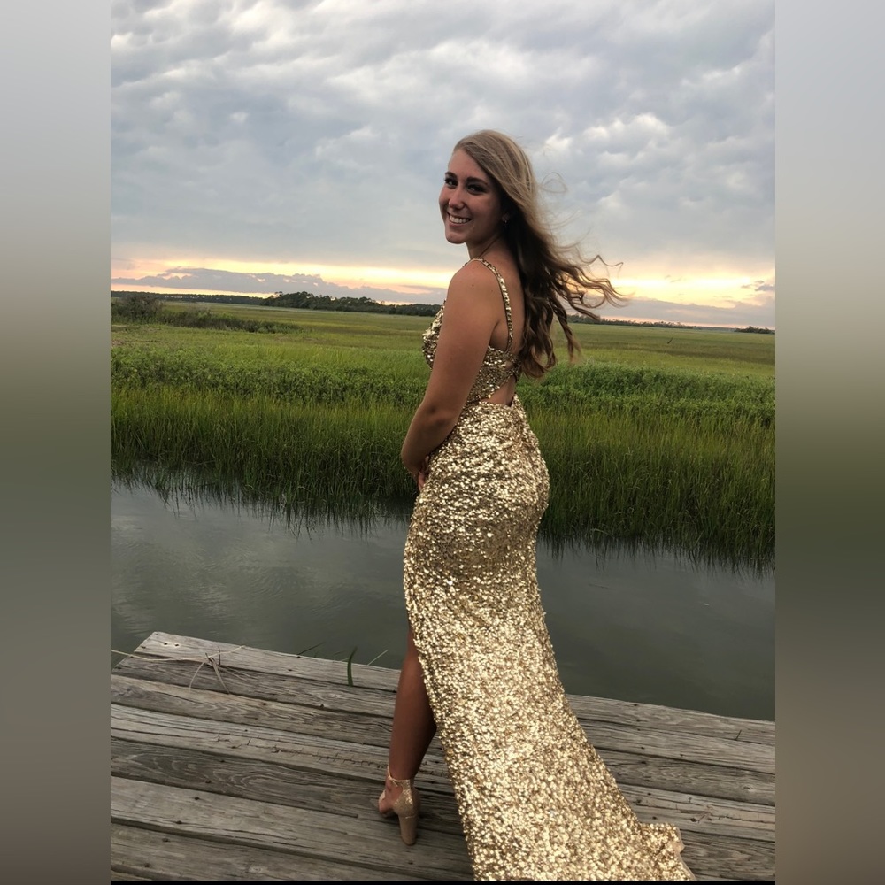Gold Sherri Hill Dress